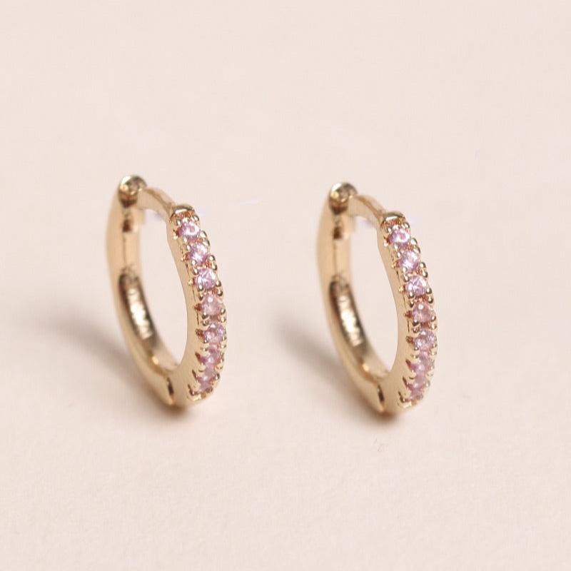 Waekura, Boucles d'oreilles - Brillante Rose