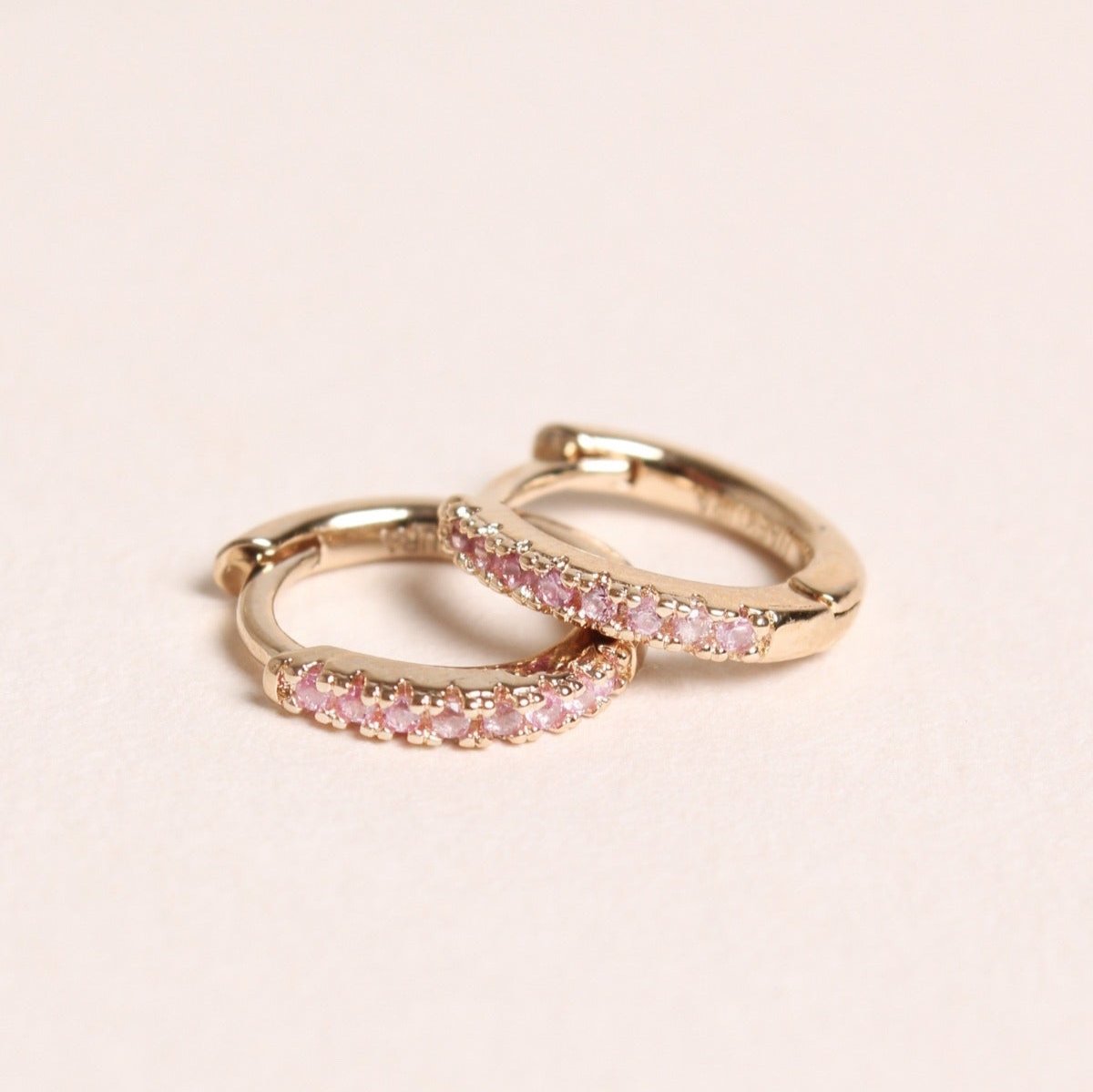 Waekura, Boucles d'oreilles - Brillante Rose