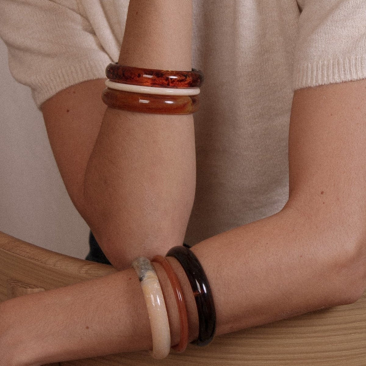 Waekura, Bracelet en acétate - Auburn