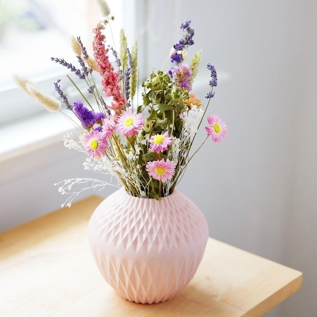 Wildflowers by Floriette, Petit bouquet de fleurs séchées - Rose