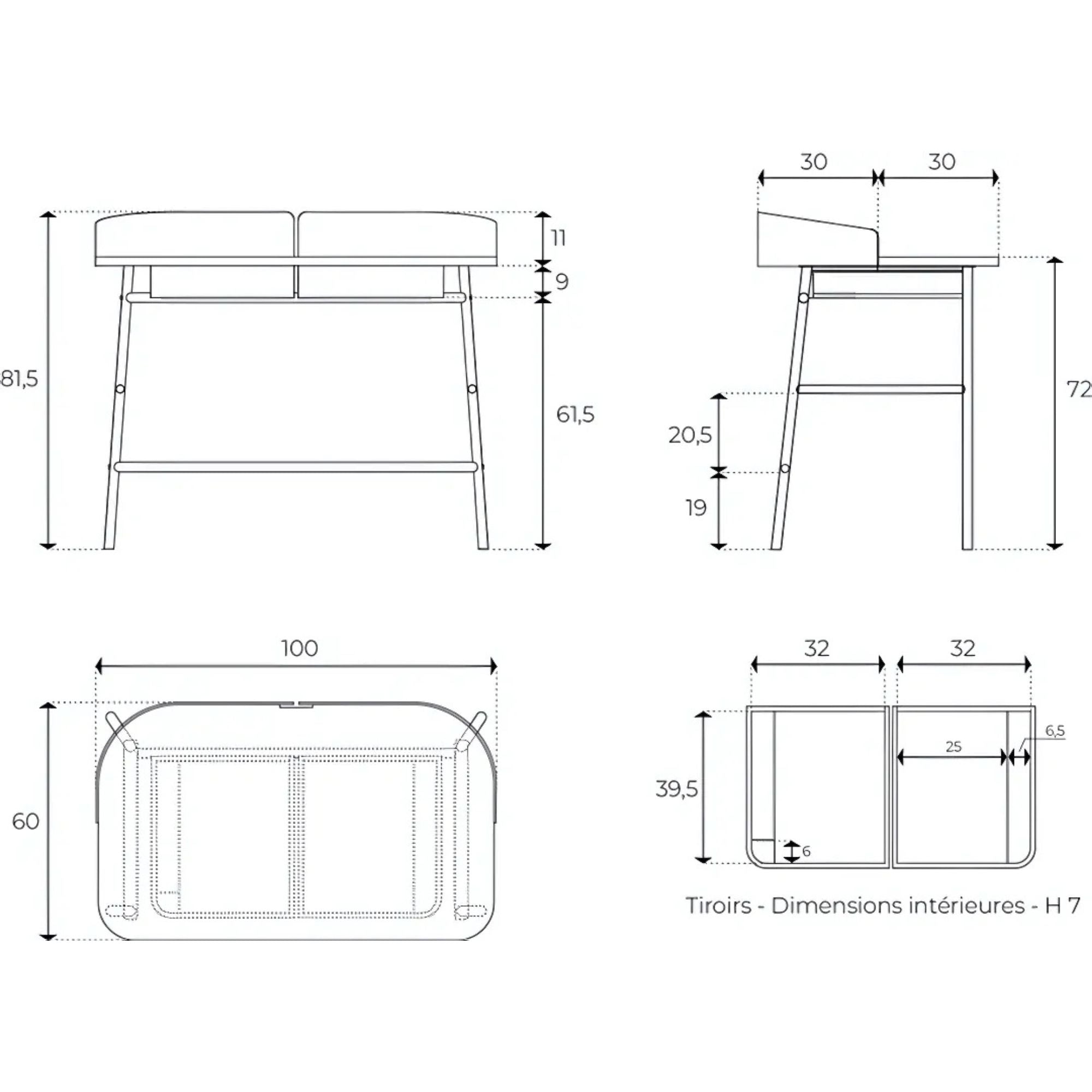 Hartô, Bureau Victor - Blanc