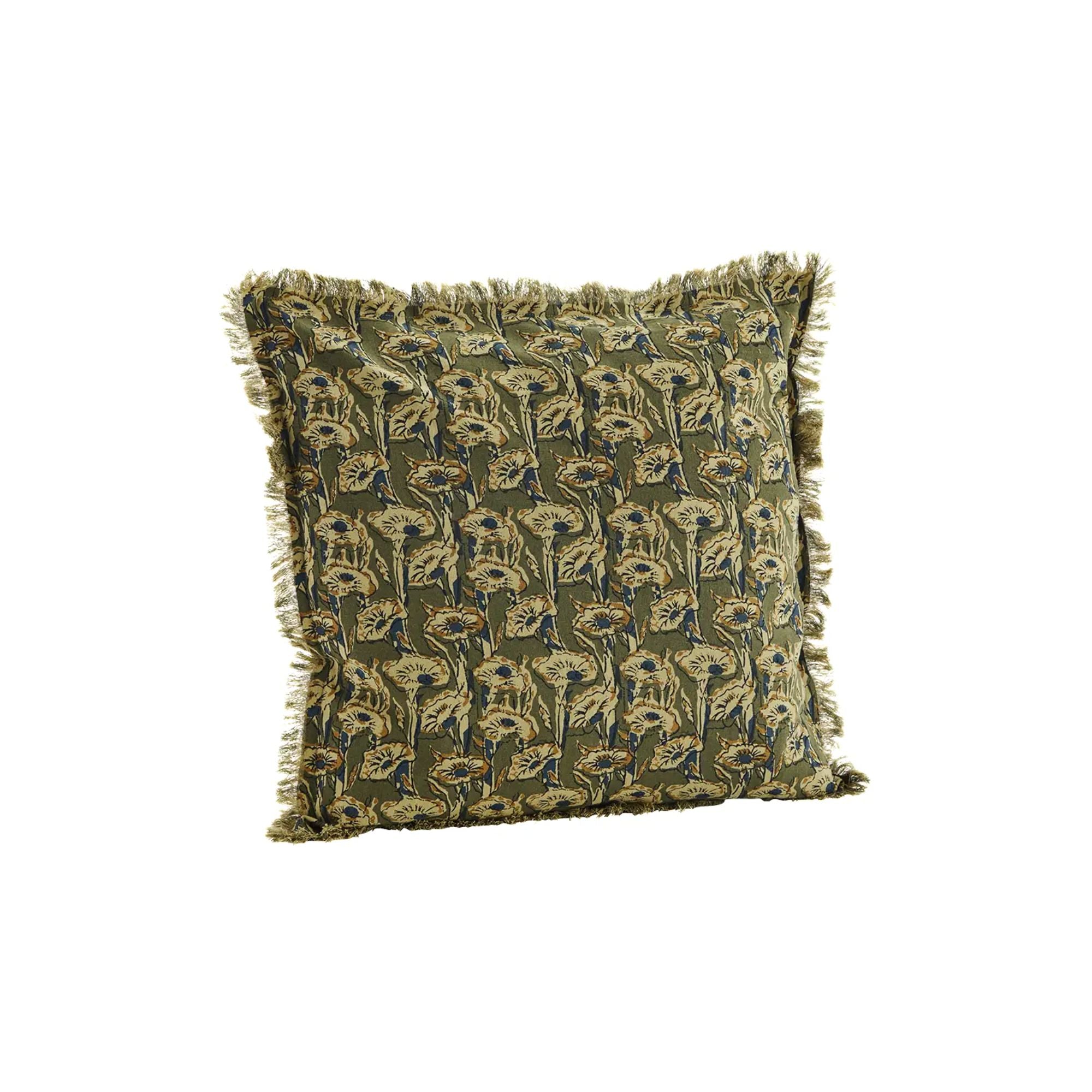 Housse de coussin Madam Stoltz 50x50 - Olive