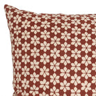 Housse de coussin Jamini Design - Nagri Rouge Brique - Carré 40x40