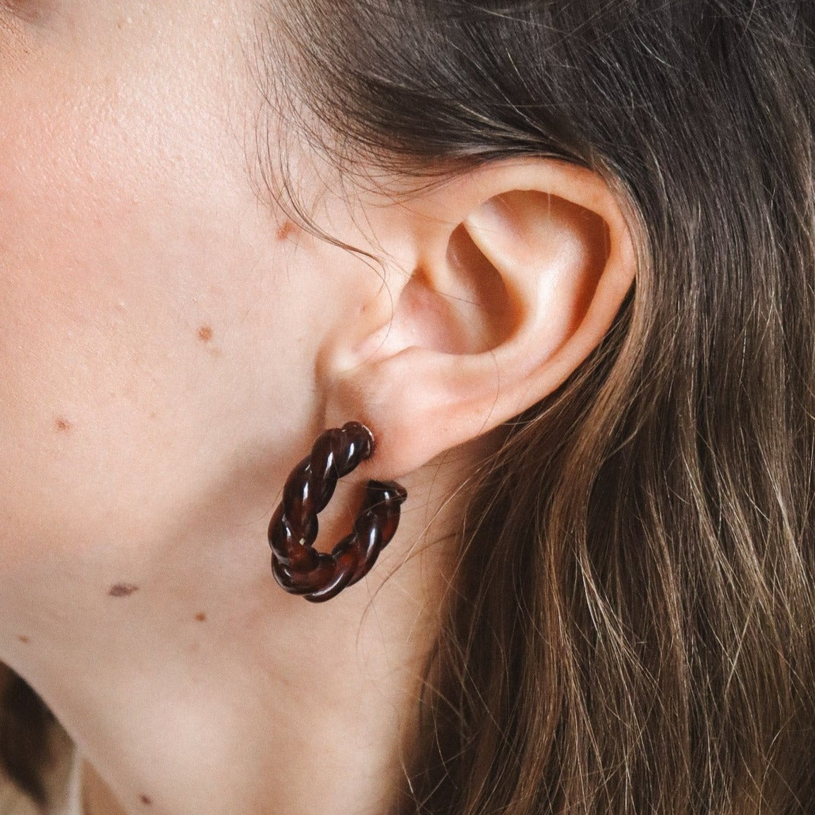 Boucles d'oreilles Waekura - Roma Brownie