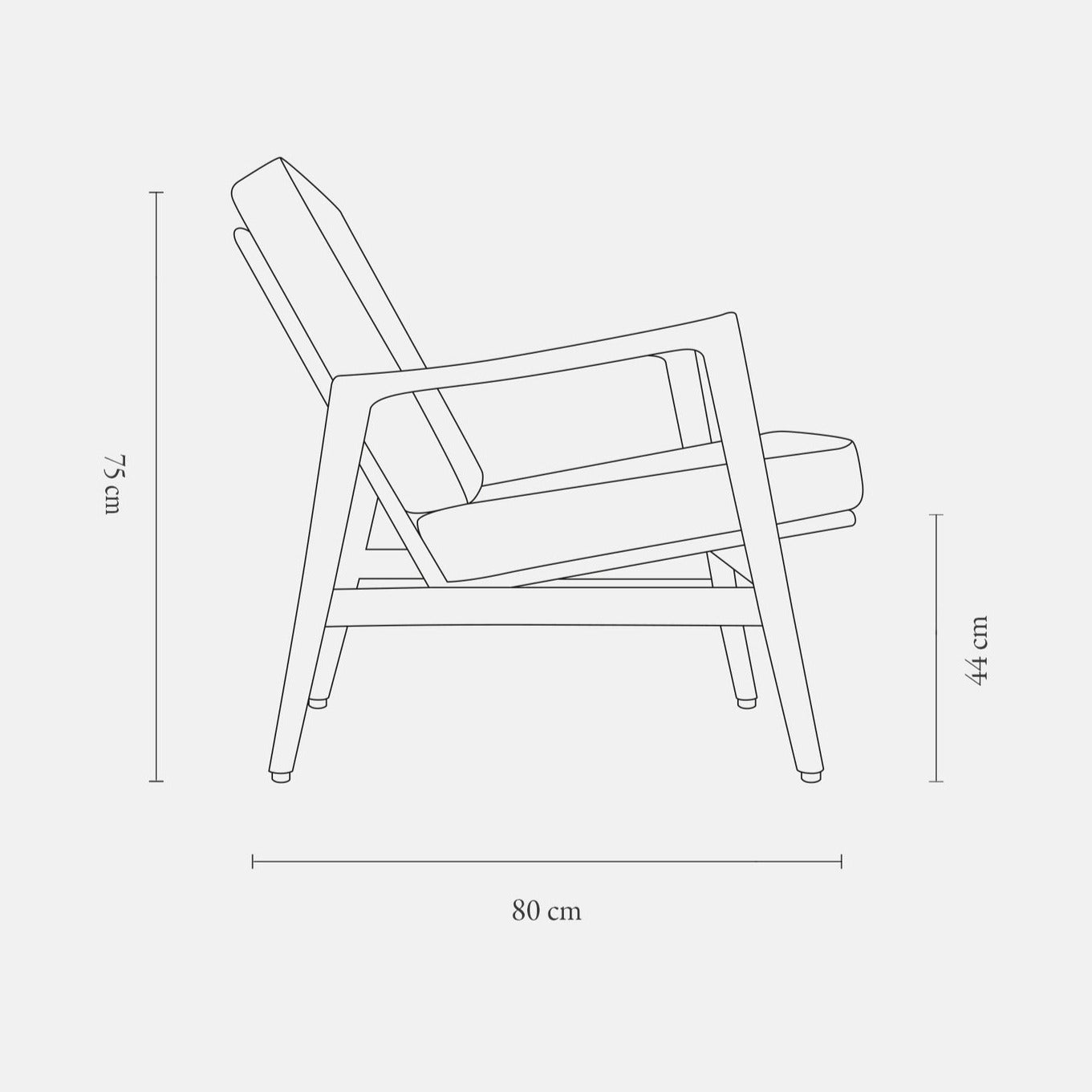 Fauteuil Stefan 366 Concept - Tissu Marble Mustard