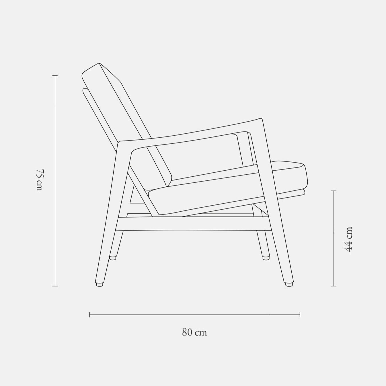 Fauteuil Stefan 366 Concept - Tissu Wave Rouge