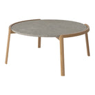 Table basse MIX - Marbre Grigio Bottarga Ø94 cm