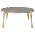 Table basse MIX - Marbre Grigio Bottarga Ø94 cm