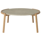 Table basse Bolia MIX - Marbre gris Jura Ø94 cm