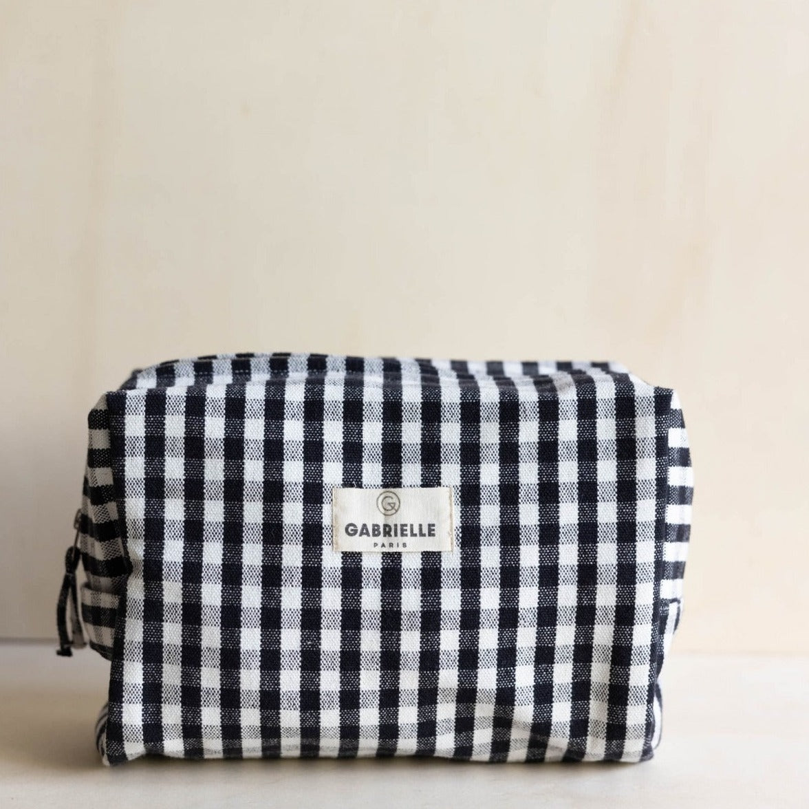 Trousse de toilette Gabrielle Paris - Vichy Black