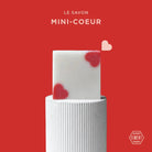 Coffret de 2 savons surgras Ciment - Saint Valentin Mini coeurs