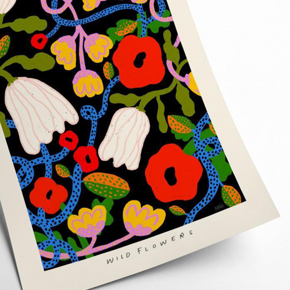 Affiche PSTR studio - Wild Flowers