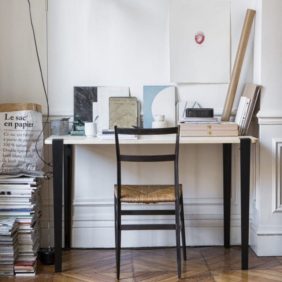 Pied de Table et Bureau TIPTOE - 75cm - Noir Graphite