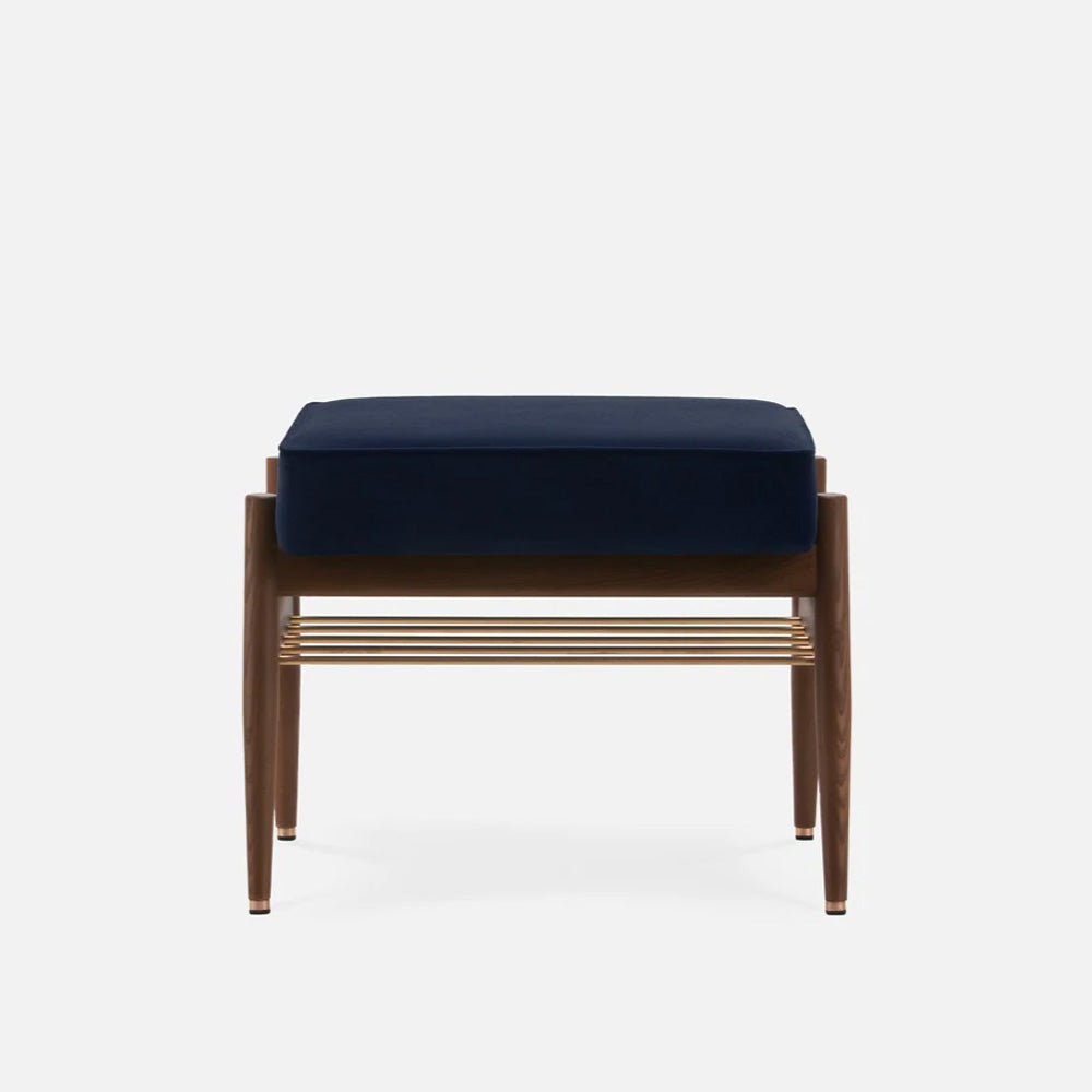 Repose-pieds 366 Concept - Tissu Velvet Indigo