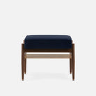 Repose-pieds 366 Concept - Tissu Velvet Indigo