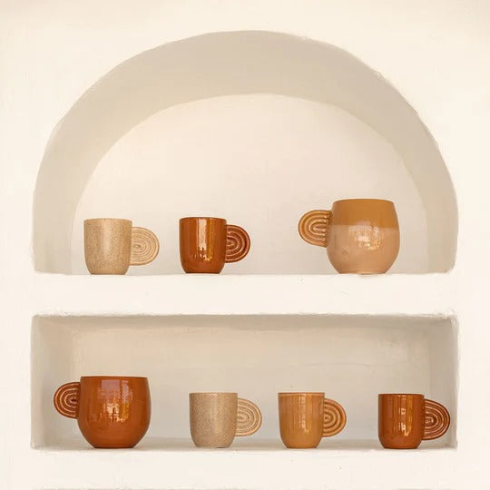 Mug en céramique Oustao - Ambre Terracotta