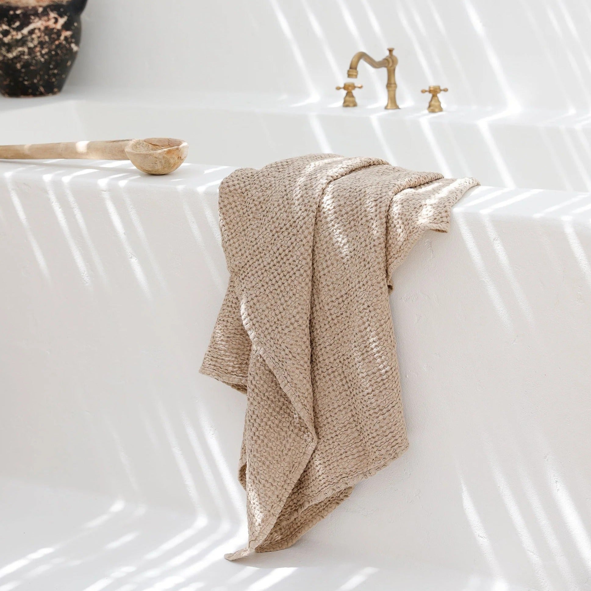 Serviette de bain Magic Linen - Beige