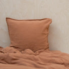 Housse couette 240x220 - Gaze de coton Terracotta - Gabrielle Paris