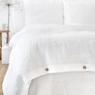 Housse de couette Magic Linen - Blanc