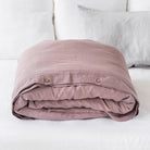 Housse de couette Magic Linen - Rose poudré