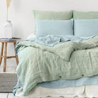 Taie d'oreiller Magic Linen - Dusty blue