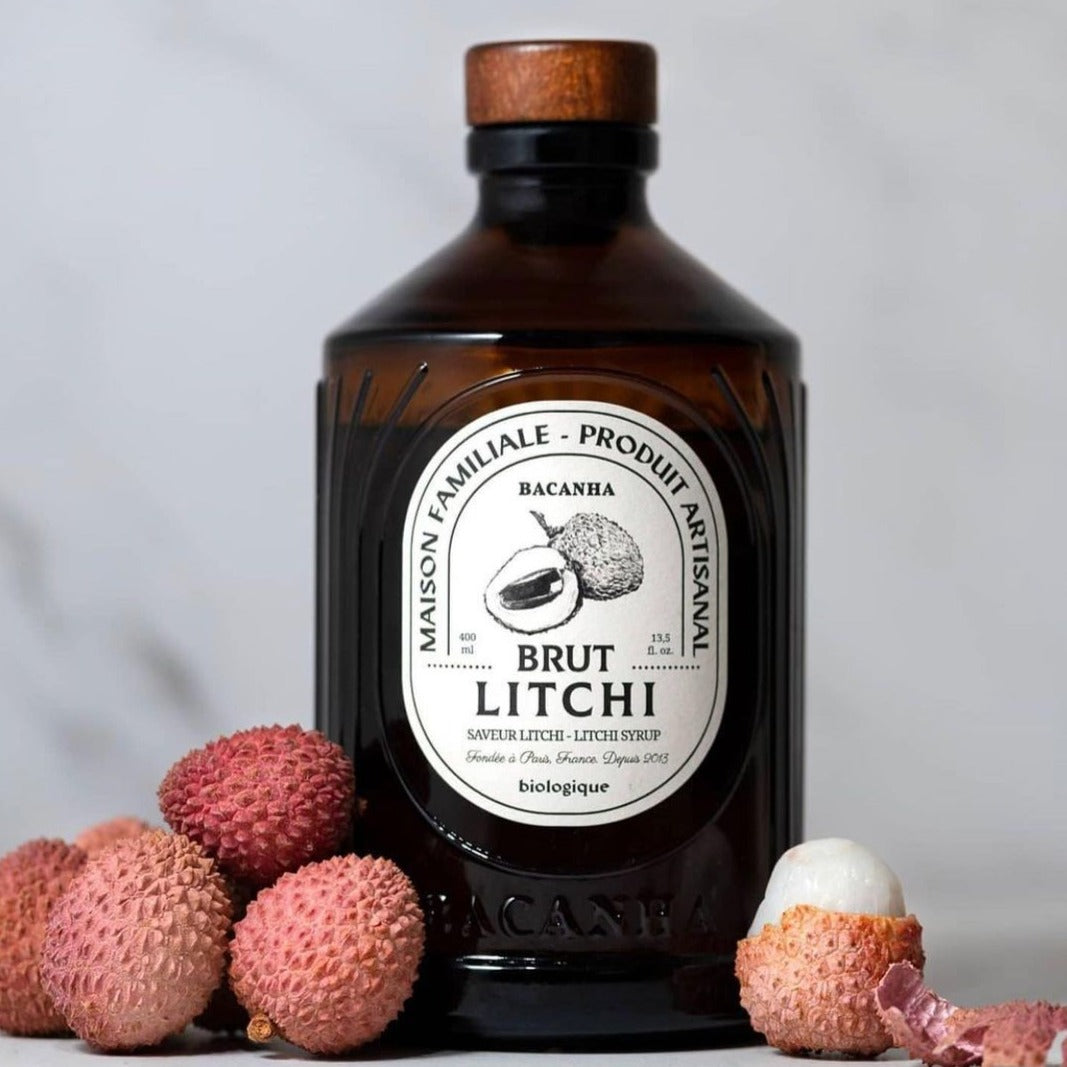 Sirop bio brut Bacanha - Litchi