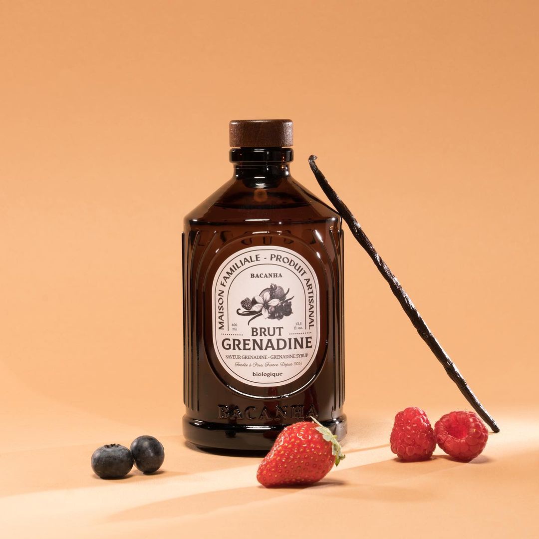 Bacanha, Sirop bio brut - Grenadine