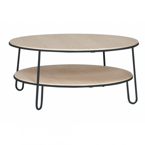 Table basse Eugénie Chêne 90 cm  Hartô - Plusieurs coloris