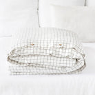 Housse couette Magic Linen - Carreaux