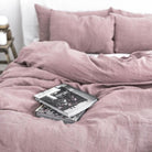 Housse de couette Magic Linen - Rose poudré