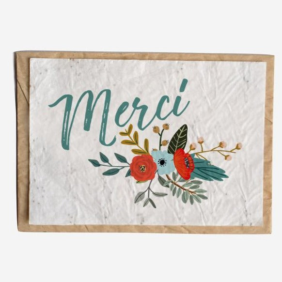 Carte à semer Growing Paper - Merci 